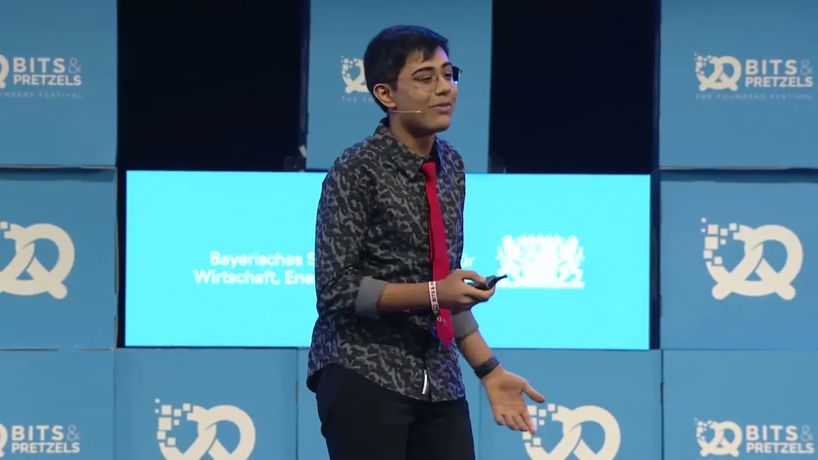 Tanmay Bakshi at Bits & Pretzels, Munich