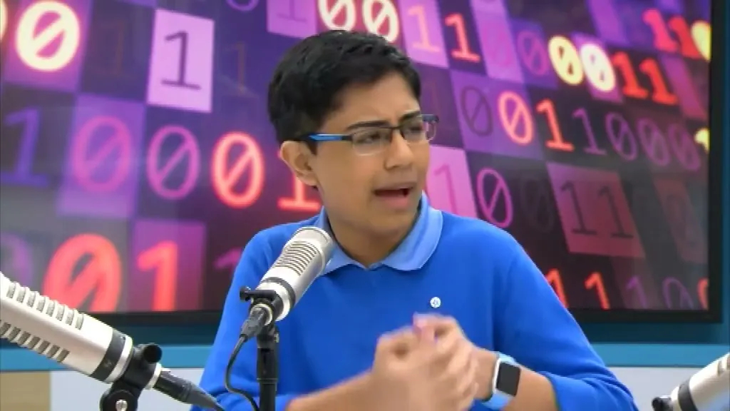 Tanmay Bakshi at The AM Show, Auckland