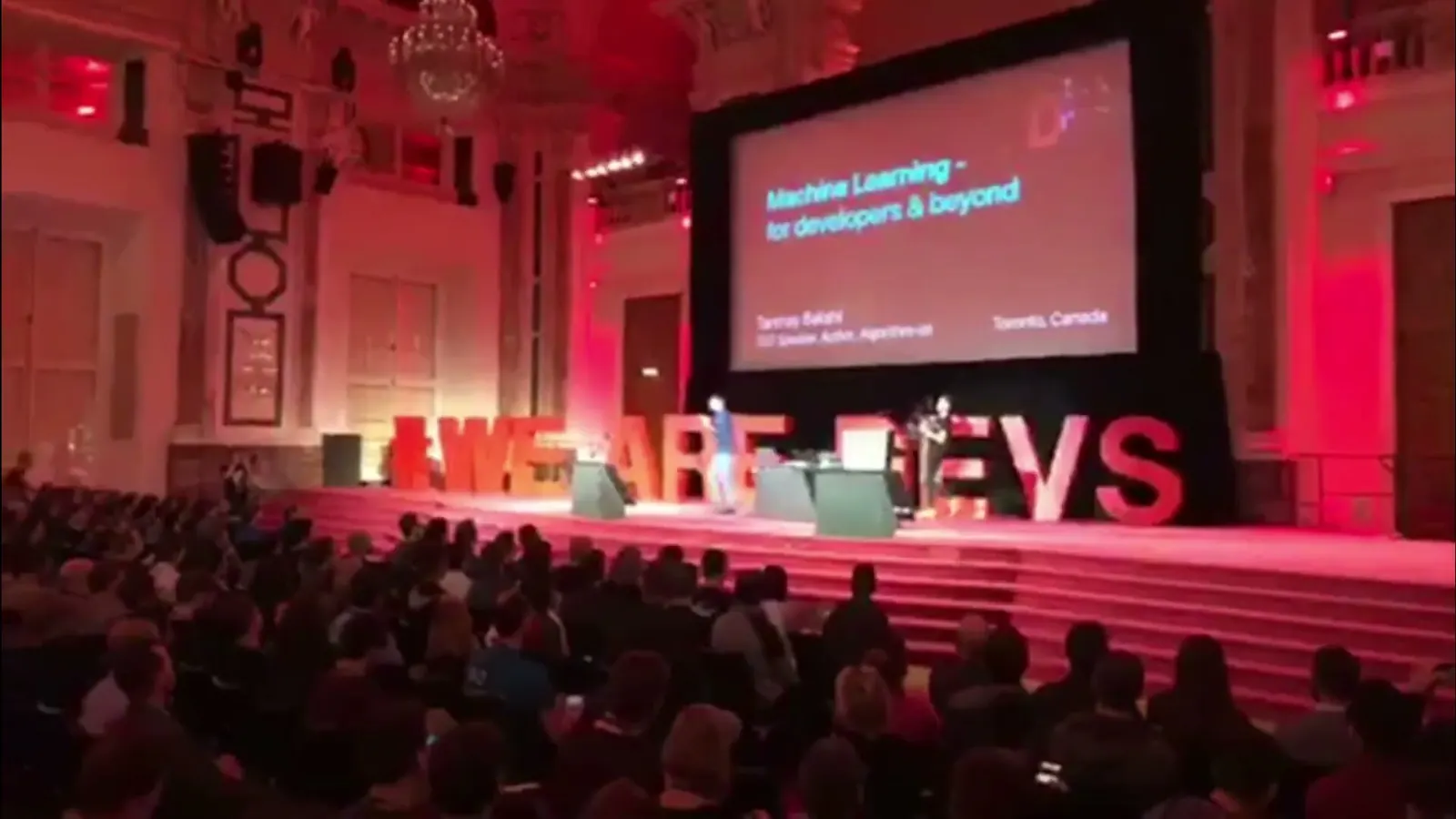 Tanmay Bakshi at WeAreDevelopers Congress, Vienna